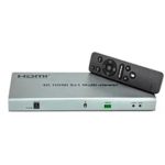 Ribercon - Kit com 5 Switch Multi-Viewer HDMI 8×1 Quad Inteligente 4K